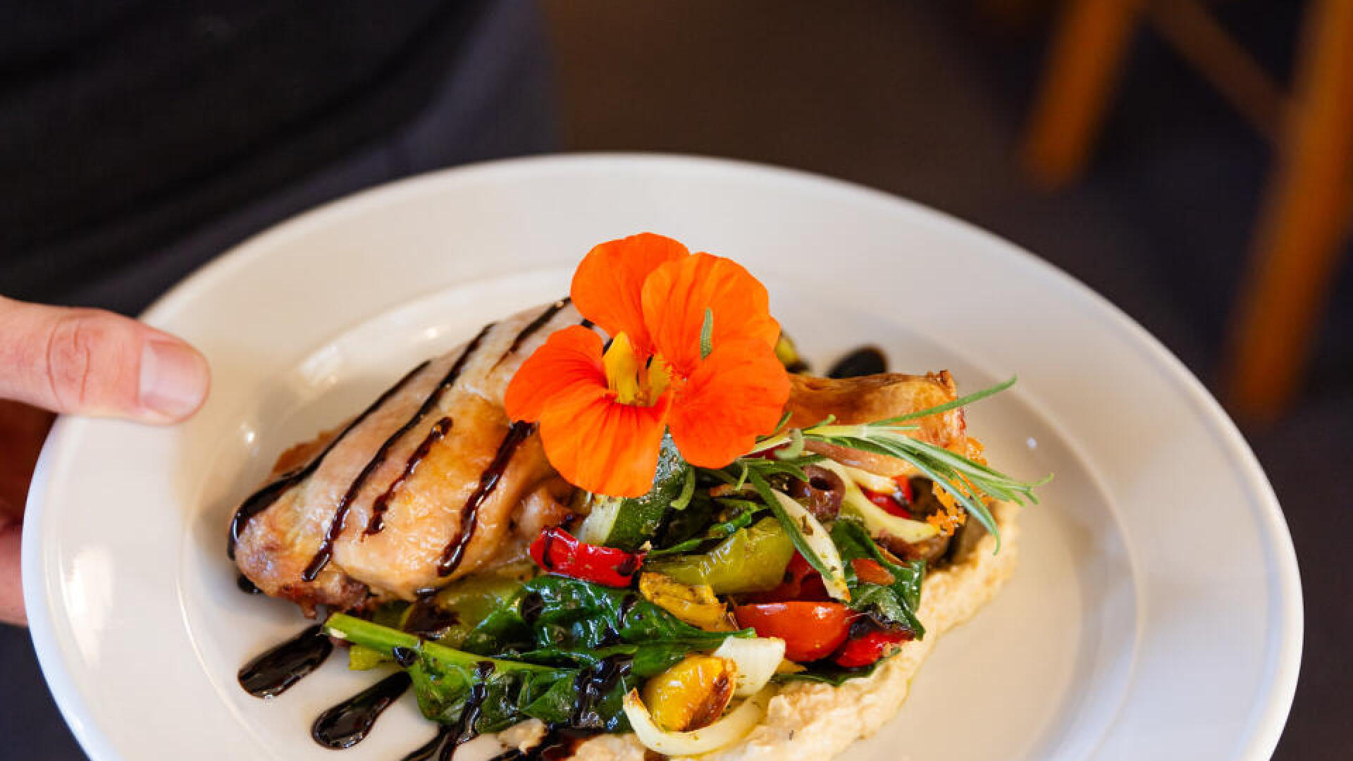 Dinner served as part of the Wilsons lodge stay experience